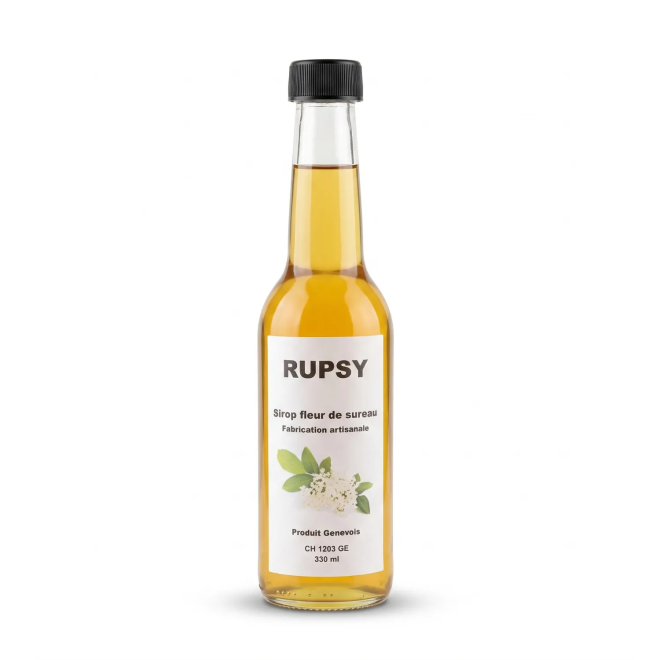Artisanal Elderflower Syrup Rupsy 330 ml | Gecodart