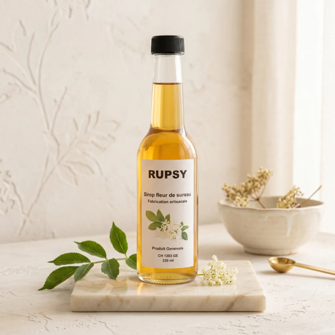 Sciroppo di fiori di sambuco artigianale Rupsy
