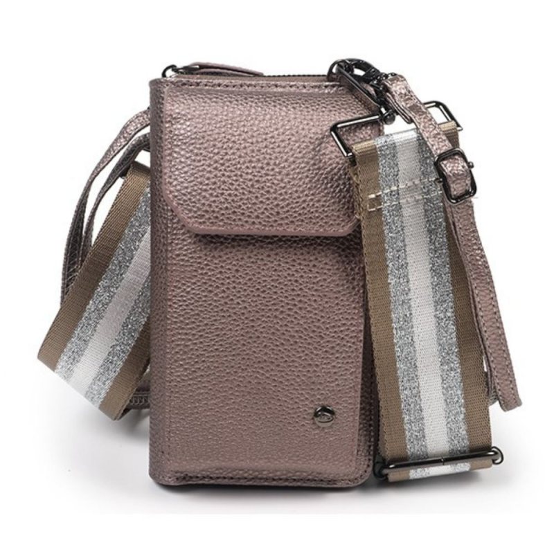 Portefeuille Florence avec poche frontale - Taupe
