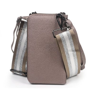 Portefeuille Florence avec poche frontale - Taupe
