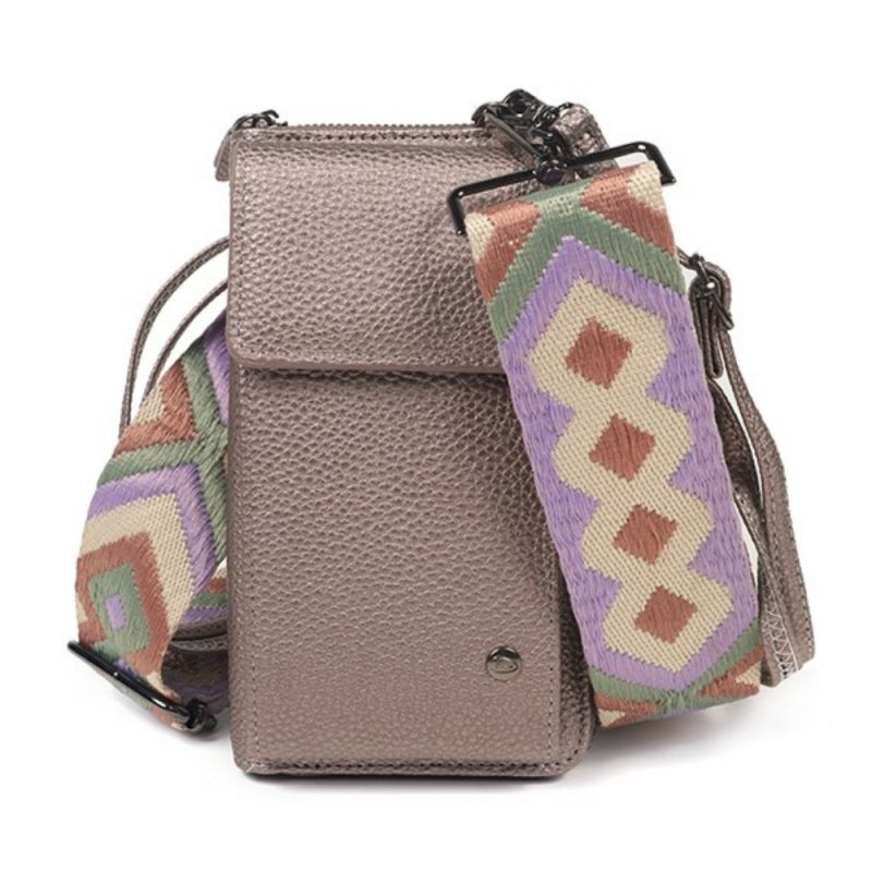 Victoria wallet with front pocket - Taupe