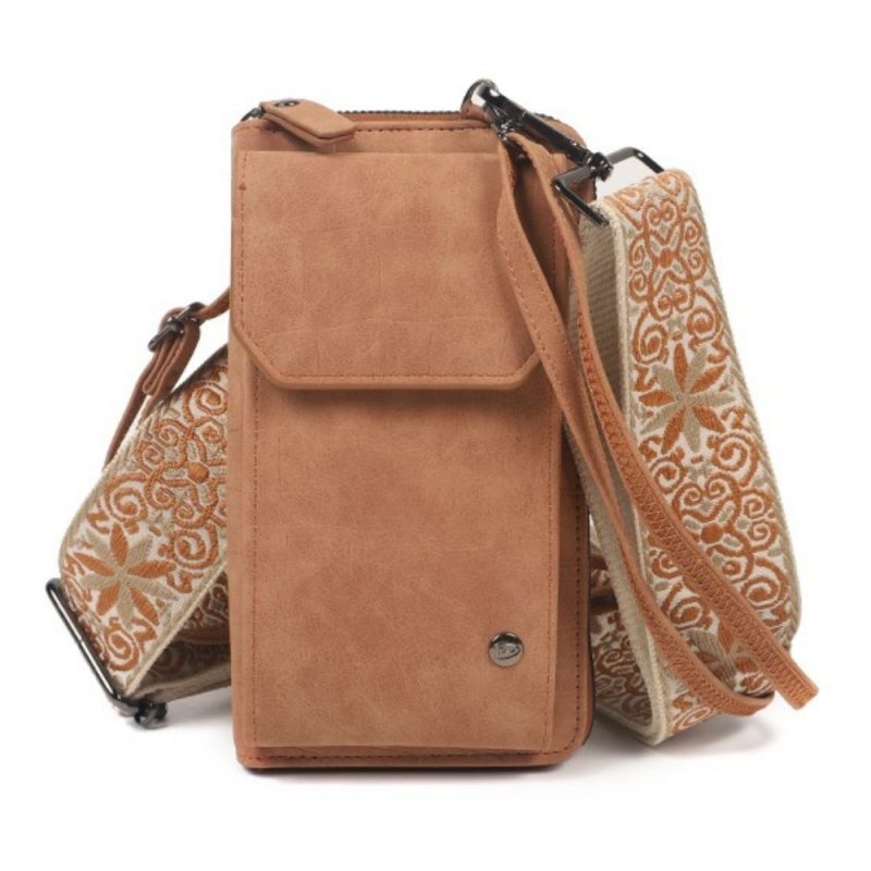 Sol Brieftasche mit Fronttasche - Camel