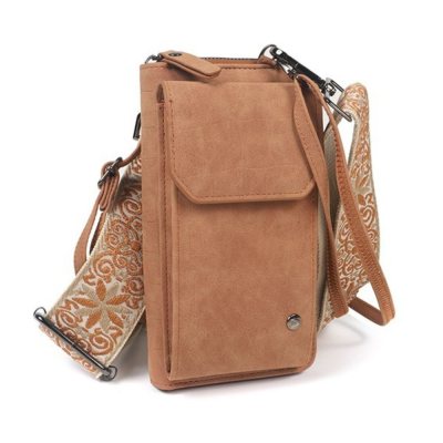 Sol Brieftasche mit Fronttasche - Camel