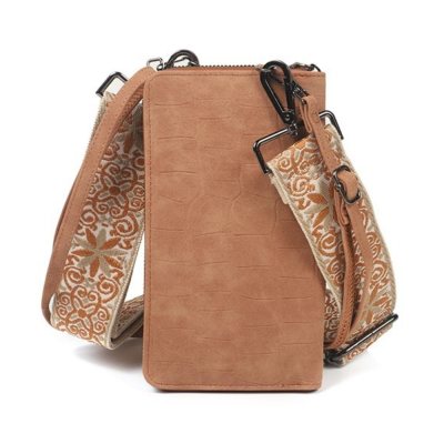 Sol Brieftasche mit Fronttasche - Camel