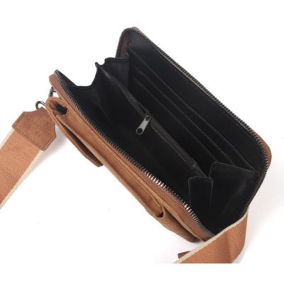 Goes wallet with front pocket - Camel