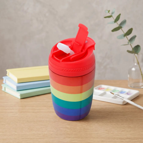 Tazza Termica Arcobaleno in Acciaio Inox