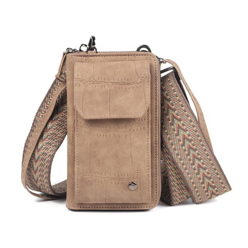 Sol wallet with front pocket - Taupe