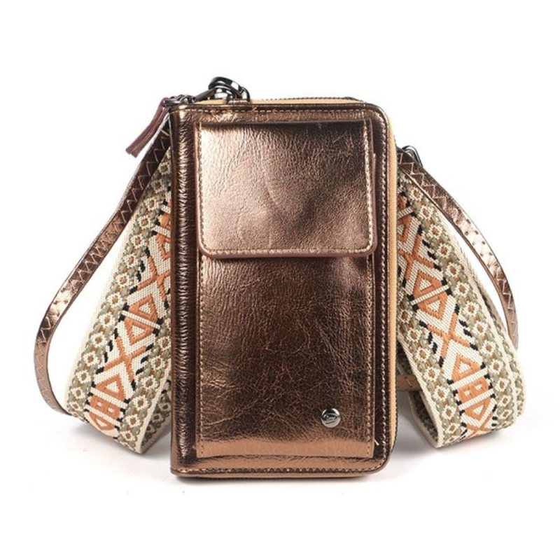 Victoria wallet with front pocket - Bronze