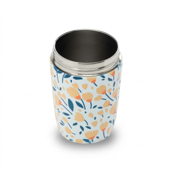 Thermos Termico Fiori Botton d'oro in Inox | Gecodart