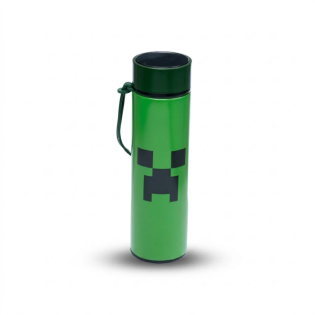 Minecraft Creeper Stainless Steel Insulated Water Bottle with Thermometer Minecraft Creeper Stainless Steel Insulated Water Bottle with Thermometer