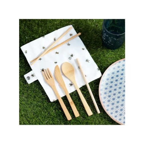 Bamboo Cutlery, 6-piece set, buy on GECODART