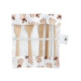 Bamboo Cutlery Set - Pug Dog Bamboo Cutlery Set - Pug Dog